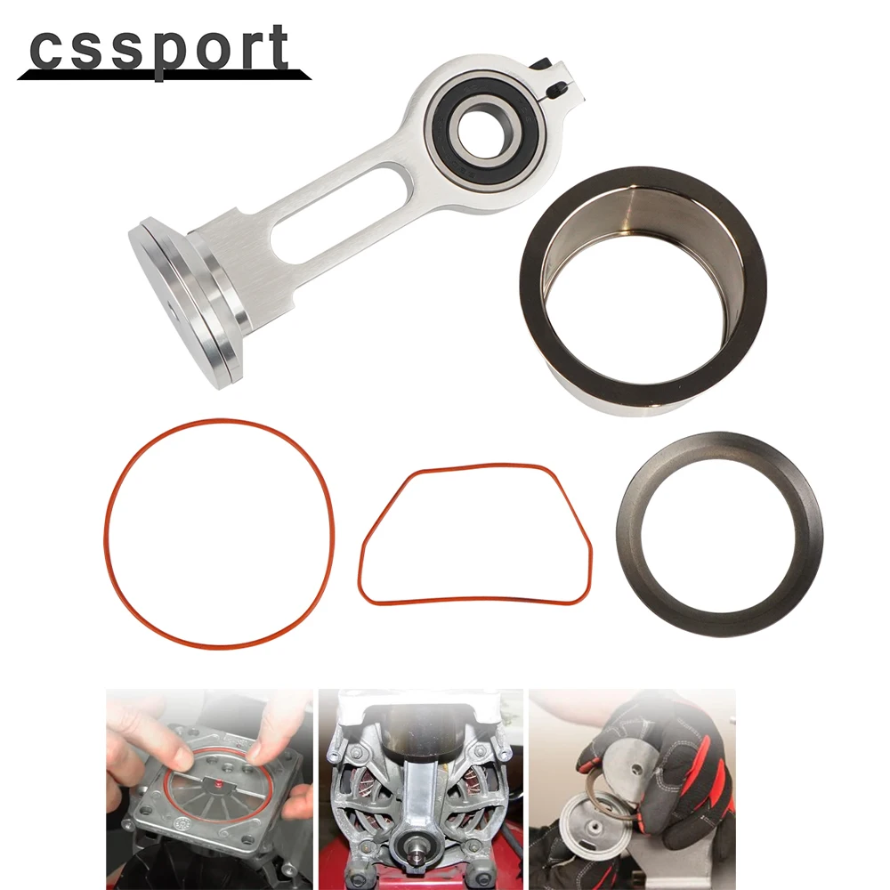 

KK-4835 Compressor Piston Kit Connecting Rod Replacement Kit For Devildiss/Craftman/Dewalt/Porter Cable, A02743 KK5081