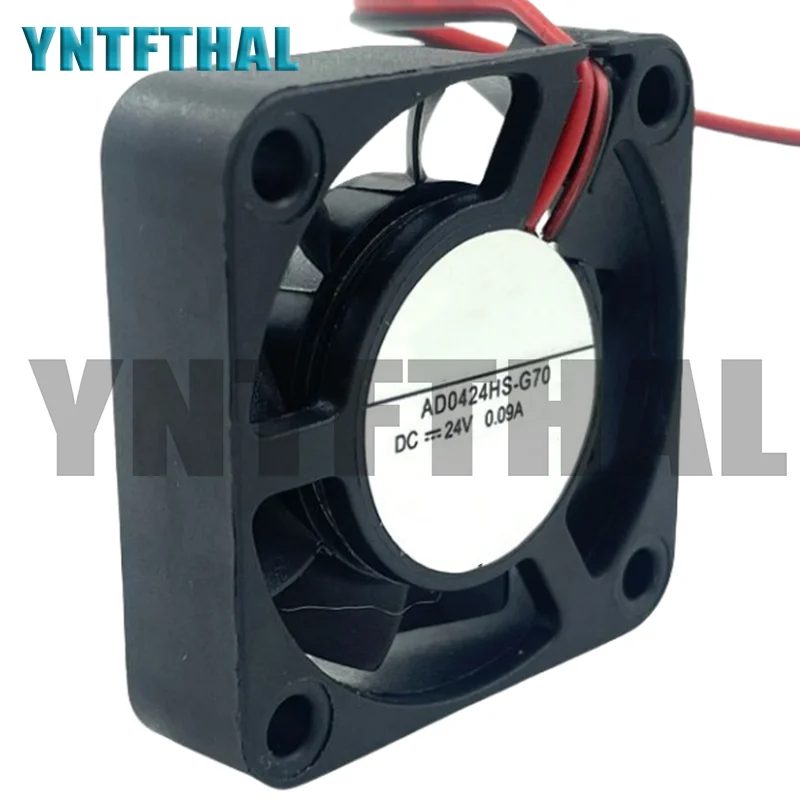 Well Tested  AD0424HS-G70 Cooling Fan DC24V  0.09A Two Lines