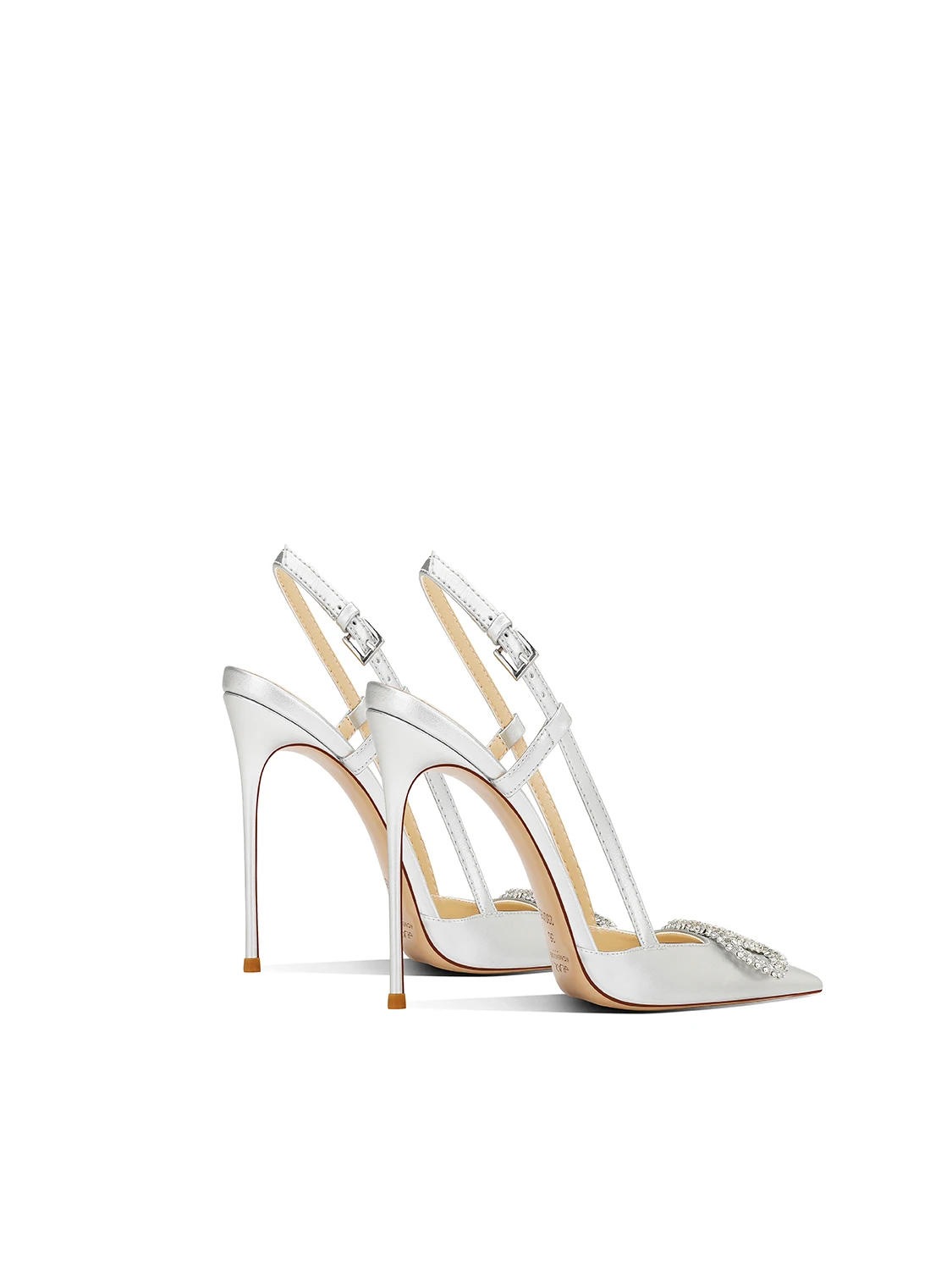 Silver Sandals Women's 2025 New Pointed Stiletto High Heels - Image 2