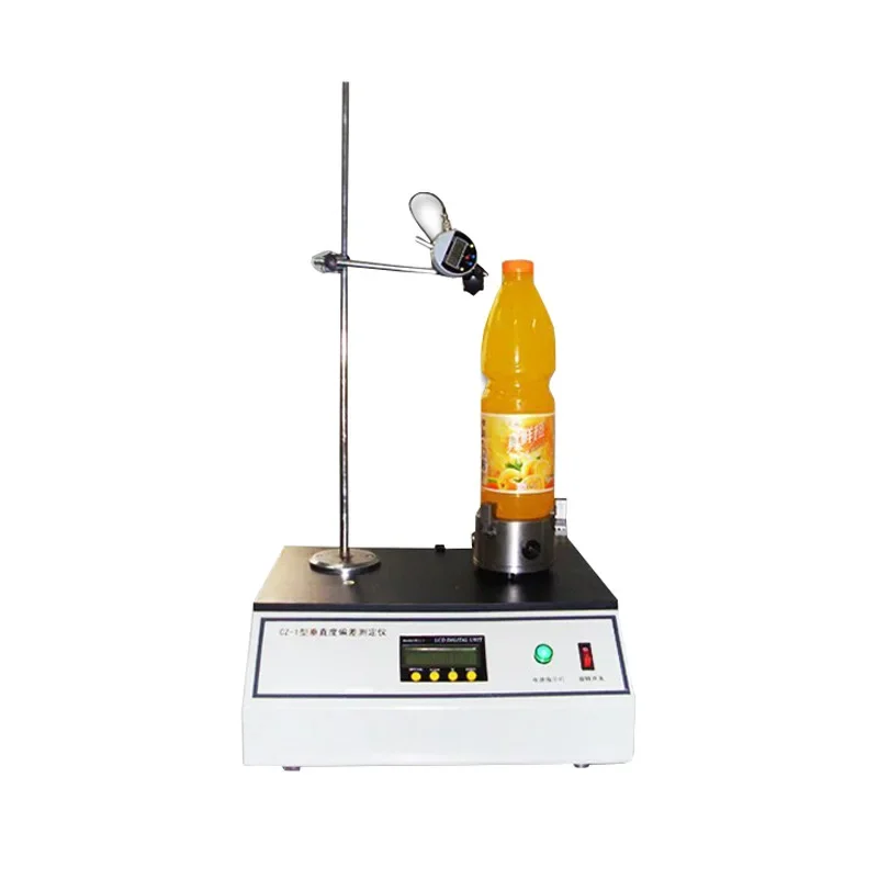 CZ-1 Verticality Deviation Tester, Axis Deviation Tester, Glass Plastic Bottle, Verticality Tester