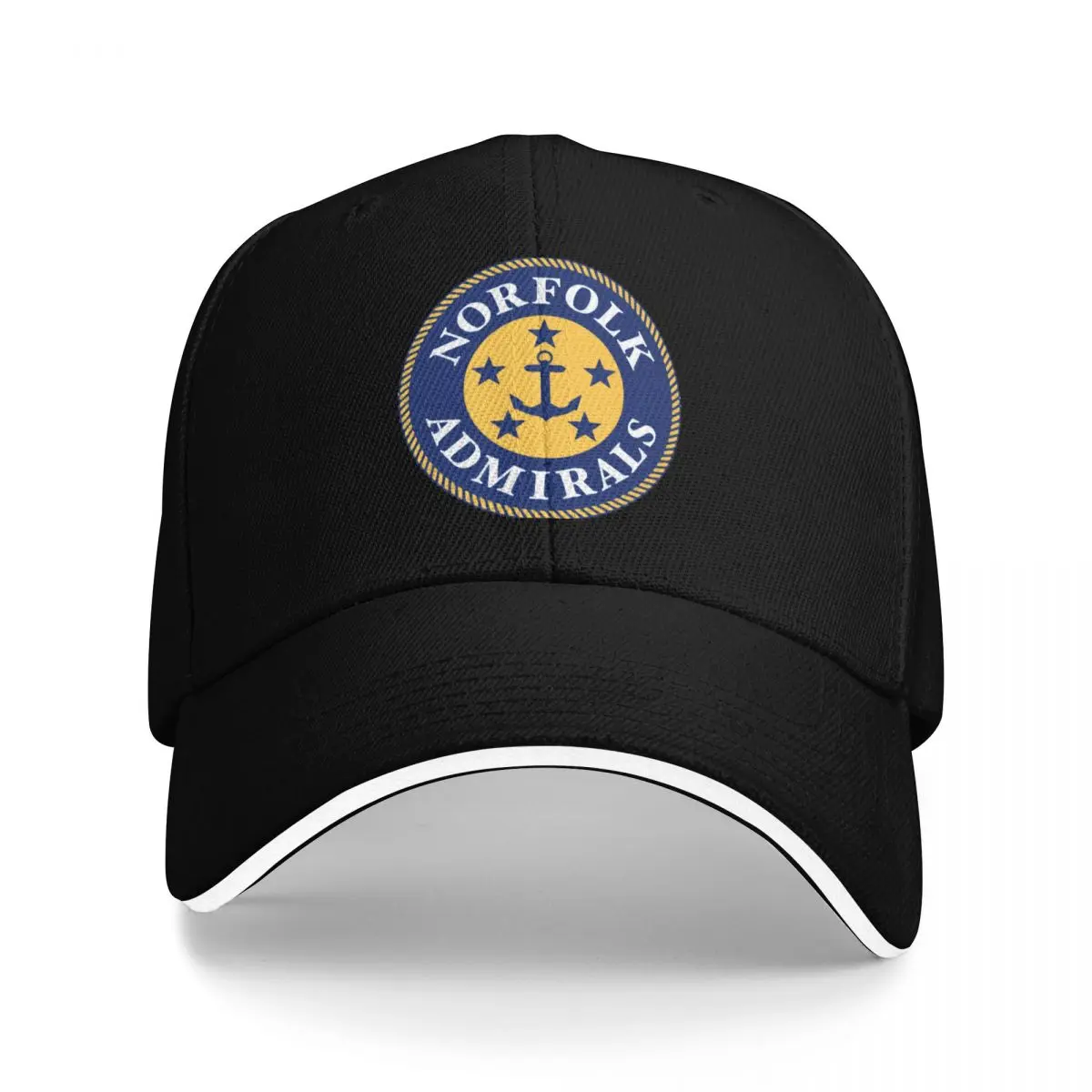 

Norfolk Admirals Baseball Cap Luxury Cap Hat men golf hat genuine sun hat Men's Women's