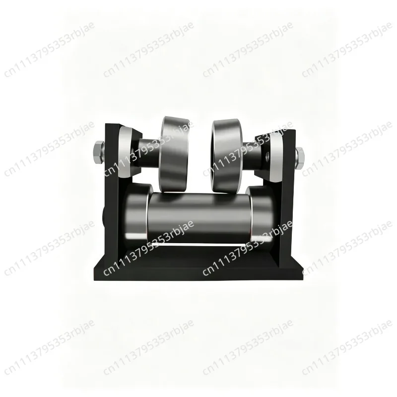 For Double Roller A3 Steel Lifting Freight Elevator Auxiliary Accessories No. 10, No. 12, No. 18 I-beam Guide Wheel Frame