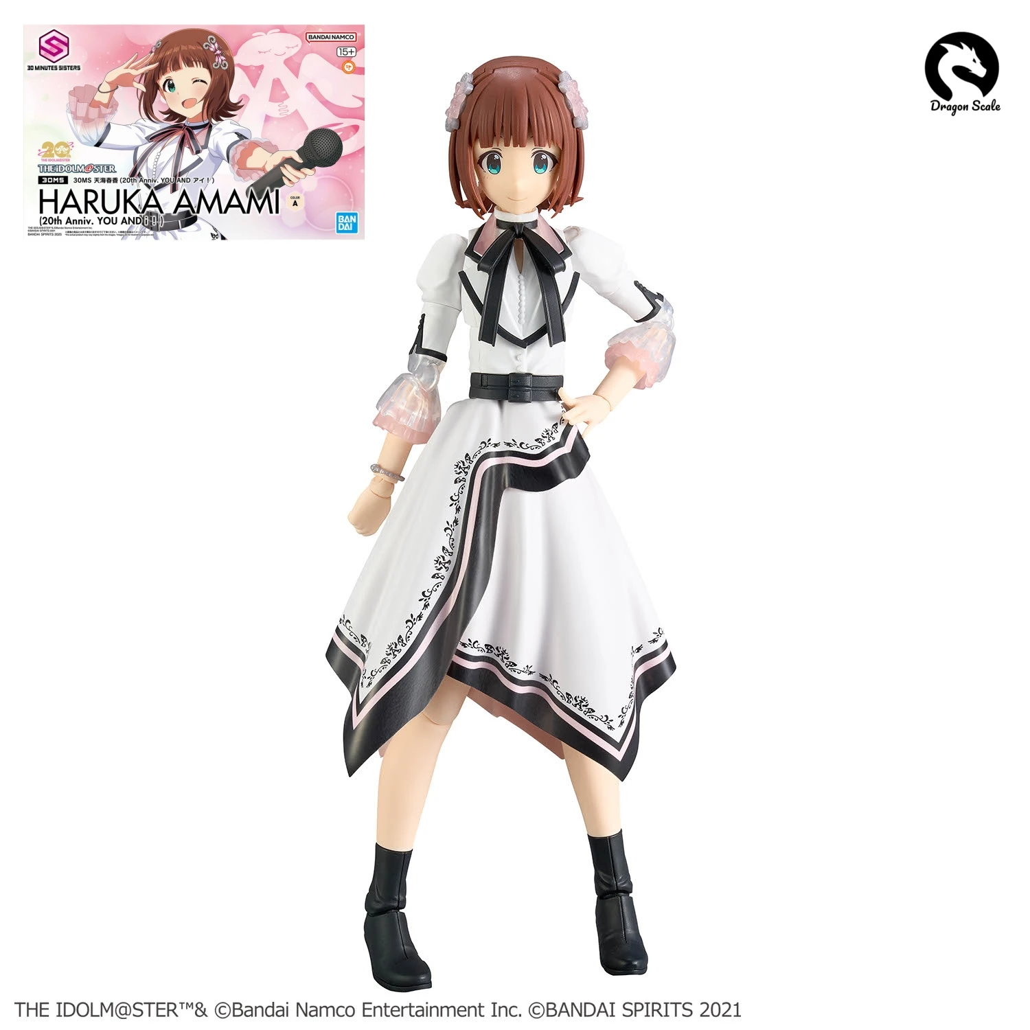 

В наличии Bandai The Idolm Model Kit 30MS Haruka Amami 20th ANNIV You Andi Аниме Фигурки Фигурка Строительный комплект Модель игрушки