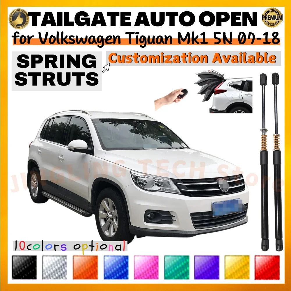 

Qty(2) Trunk Struts with Spring for Volkswagen Tiguan Mk1 5N 5-door SUV 2007-2018 Rear Tailgate Lift Supports Shock Absorbers