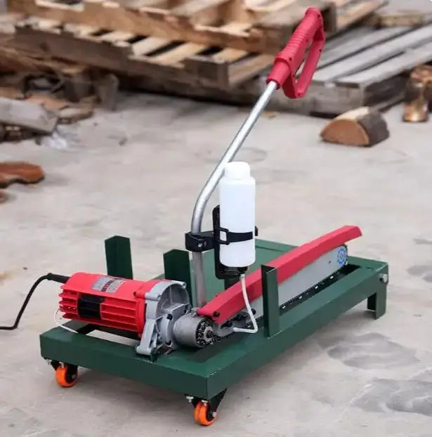 Elektrische Kettensäge 220V für den Haushalt, Brennholzsäge 220V, Holzschneidemaschine für den Haushalt, Steckbare Hochleistungs-Brennholzspaltmaschine