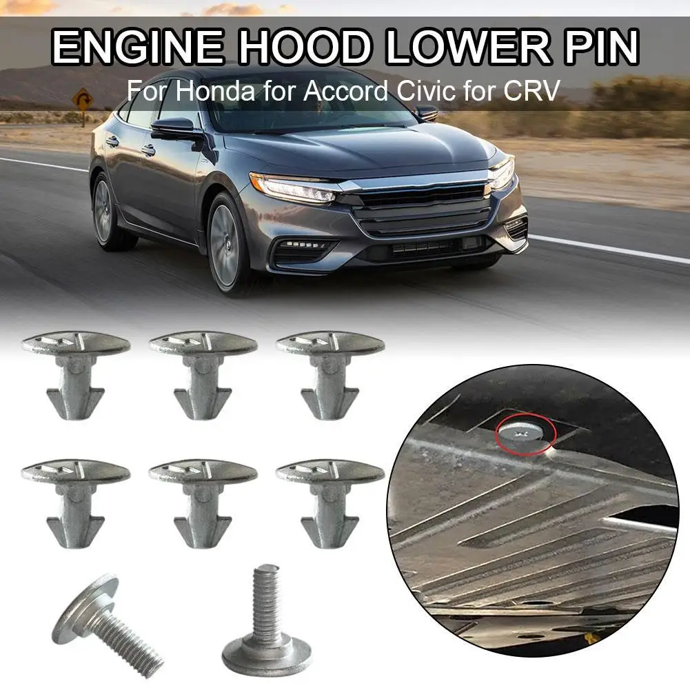 

90674-TY2-A01 нижний штифт капота двигателя, винт подходит для Honda Fender J470 + J473, отверстие доступа двигателя Y6F4
