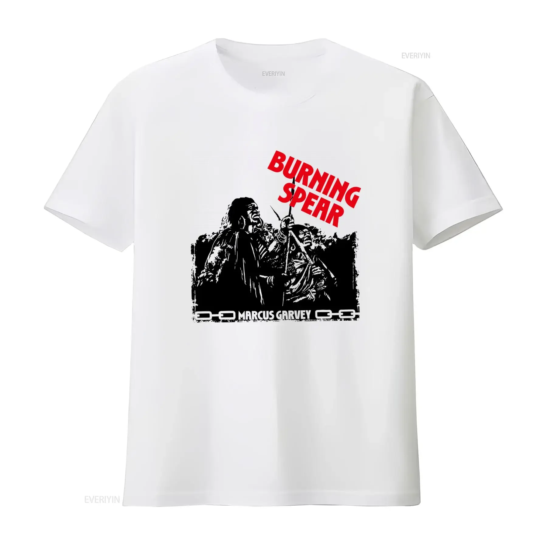 Marcus Garvey Burning Spear Winston Rodney OD Calling Rastafari Classic T Shirt vintage Washed Comfortable homme Versatile