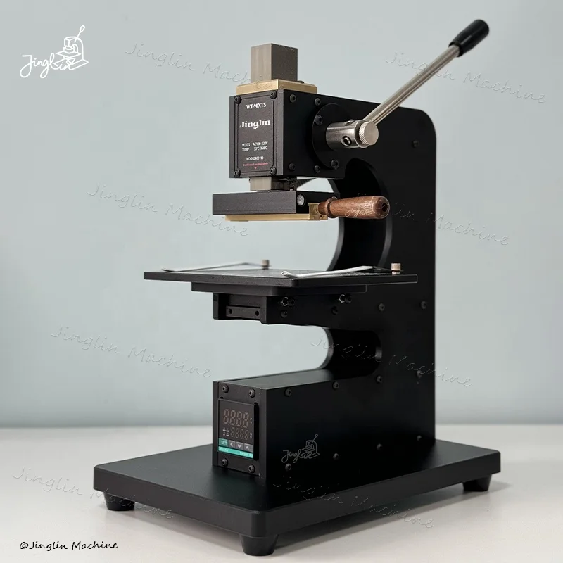 

Hot Foil Stamping Machine Leather Embossing Brass Mold Manual Digital Hot Foil Stamping Machine for Leather Wood Paper