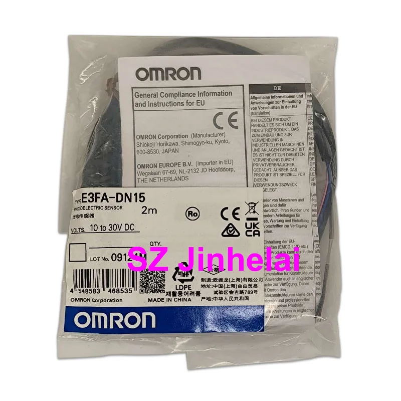 OMRON E3FA-DN11 DN12 DN13 DN14 DN15 Autentyczny oryginalny przełącznik fotoelektryczny Czujnik przełącznika zbliżeniowego szeroki NPN 2M