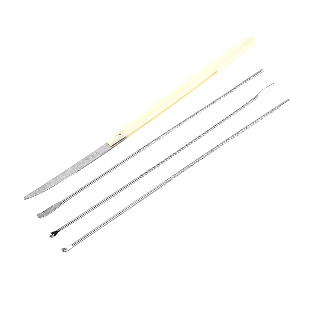

Spoon Set Stainless Steel Tool Spring Spiral Design Skid Resistant Ergonomic Cleaning Kit With Brush Reusable Durable Rust