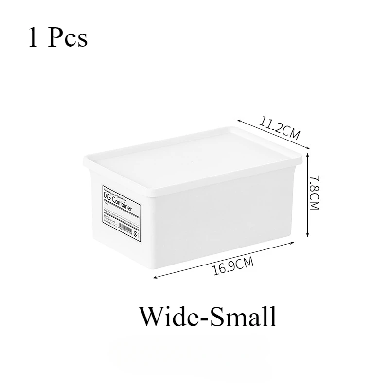 1 Pcs Washing powder storage box with lid, plastic drawer, cabinet, separate box, flip cover, desktop, miscellaneous sorting box image 4
