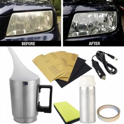 Car Headlight Renovation Restorer Fumigation Light Restoration Agent Kit Headlight Restoration Renovate Car Headlight Polish