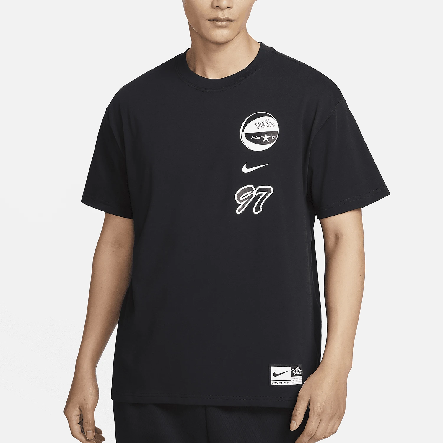 

Nike 2024, новая мужская летняя дышащая повседневная баскетбольная футболка FV8395-010