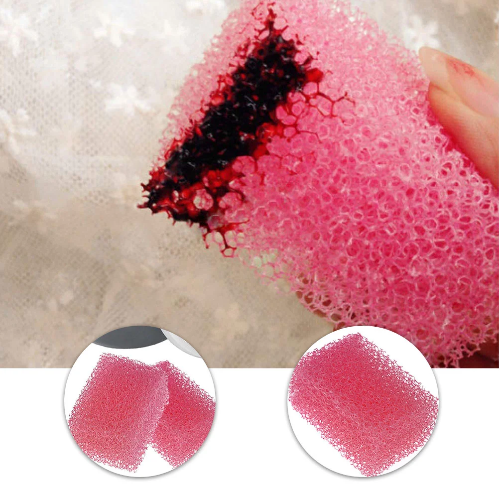 3 Pcs Plasma Sponge Makeup Artist Coarse Hole Halloween Tools Toddler Bloody Scar Cosplay Pvc Scuffing Scratch False Ears