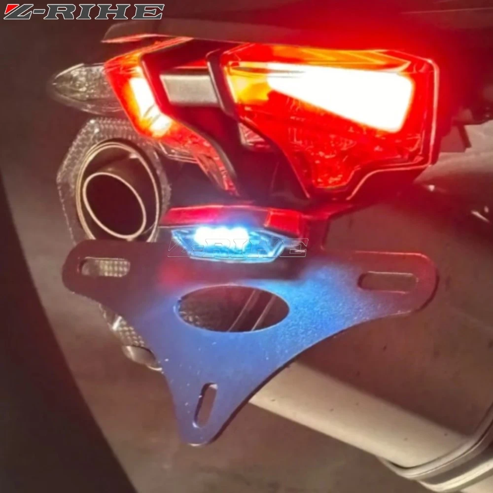 

Motorcycle For Husqvarna VitPilen 401 SvartPilen 401 250 200 125 Rear License Plate Holder Frame Tail Tidy Fender Eliminator Kit