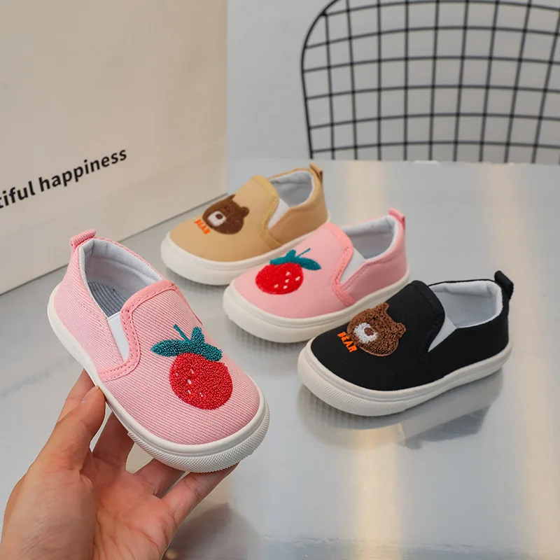 Zapatillas Children Casual Shoe Spring Summer New Kids Shoe for Girl Canvas Shoe Cartoon Boy Toddler Shoe Sneaker for Kids Tênis