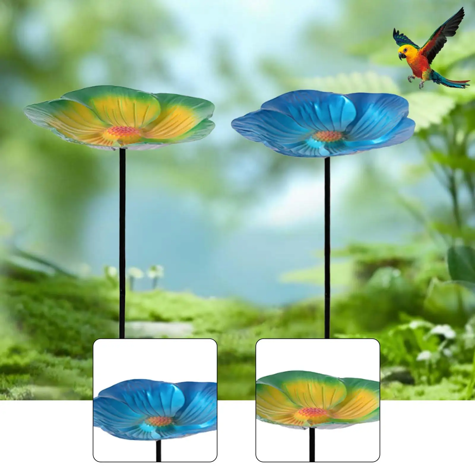 

Чаша для ванны для птиц, железная ванна для птиц, уличная кормушка для птиц для наружного сада на заднем дворе