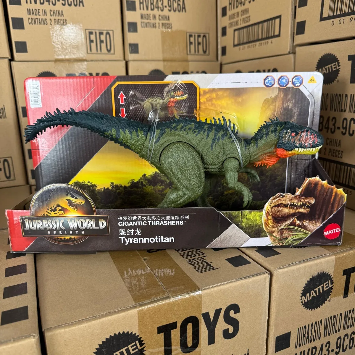 Mattel Юрский мир, возрождение динозавра, экшн-фигурка, гигантические трешмеры, тирантотианские игрушки, хвост для мальчиков, активированный рампинг, атаки Mattel Юрский мир, возрождение динозавра, экшн-фигурка, гигантические трешмеры, тирантотианские игрушки, хвост для мальчиков, активированный рампинг, атаки