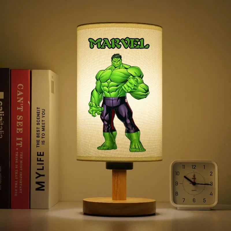 The Avengers Hulk cartoon bedroom decoration small table lamp soft light personality night light holiday gift Peripheral Movies