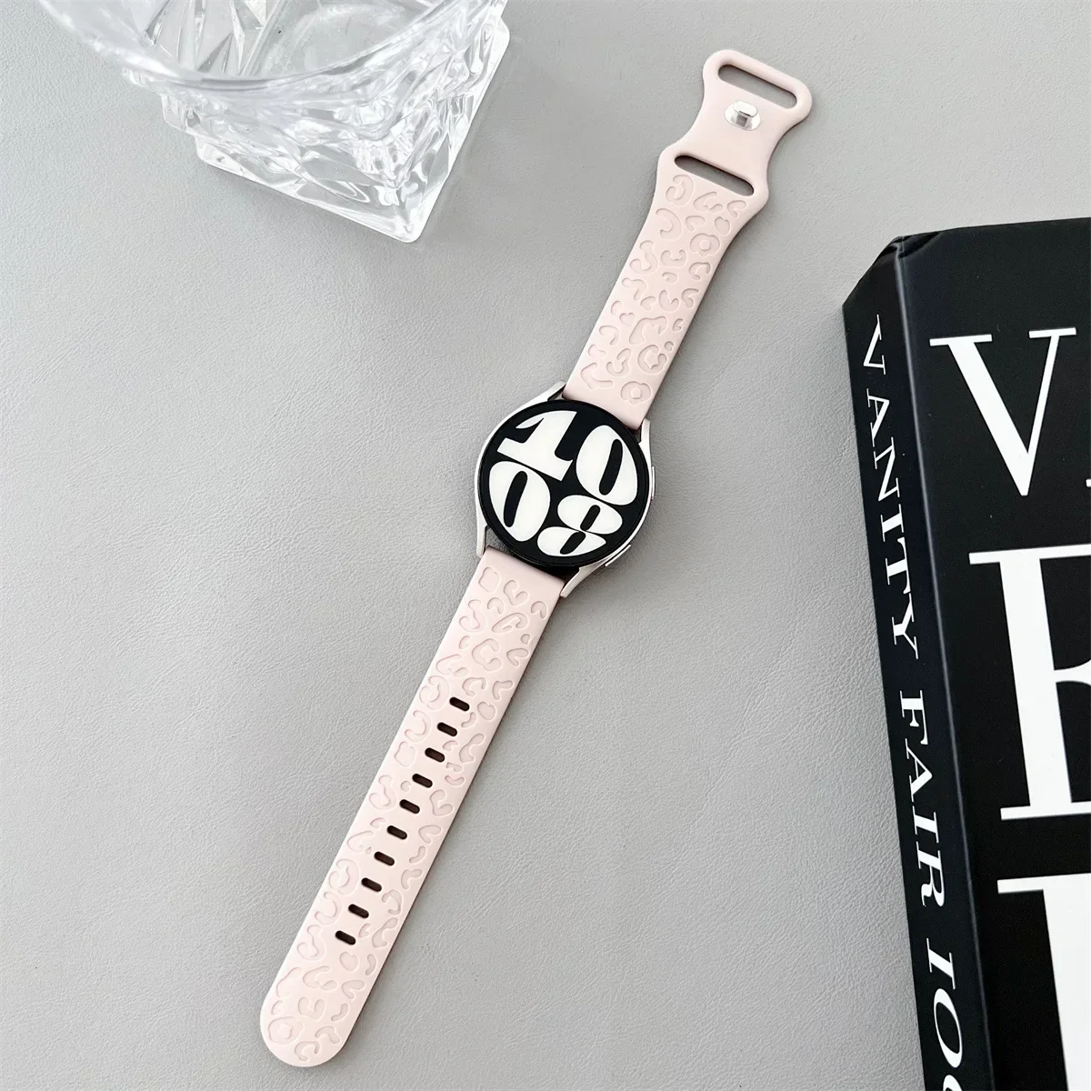For Redmi Watch 5 Active Fashion Leopard Silicone Strap Engraved Band For Xiaomi Redmi Watch 5 Lite