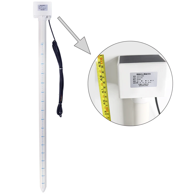 Mobile Internet Solar Power Supply HCS-4G Agricultural Moisture Catheter type Soil Monitor for Agriculture