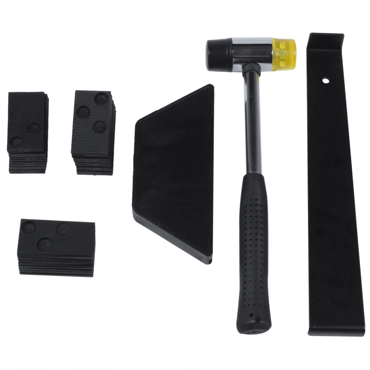 

Laminate Wood Flooring Installation Kit Wood Flooring Installation Kit with 30 Spacers Tapping Block Pull Bar and Mallet