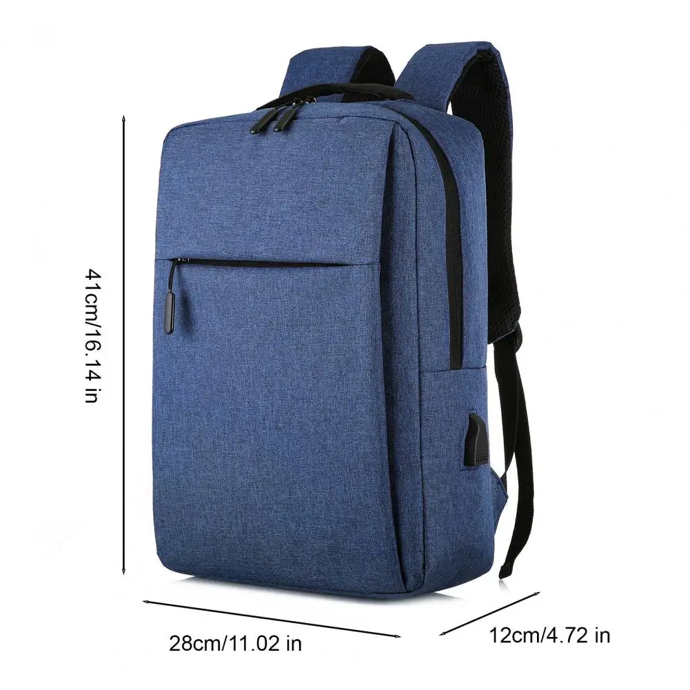 Waterproof Laptop Bag Unisex Waterproof Oxford Cloth Laptop Backpack with Usb Charging Port Multi-compartment Business Travel