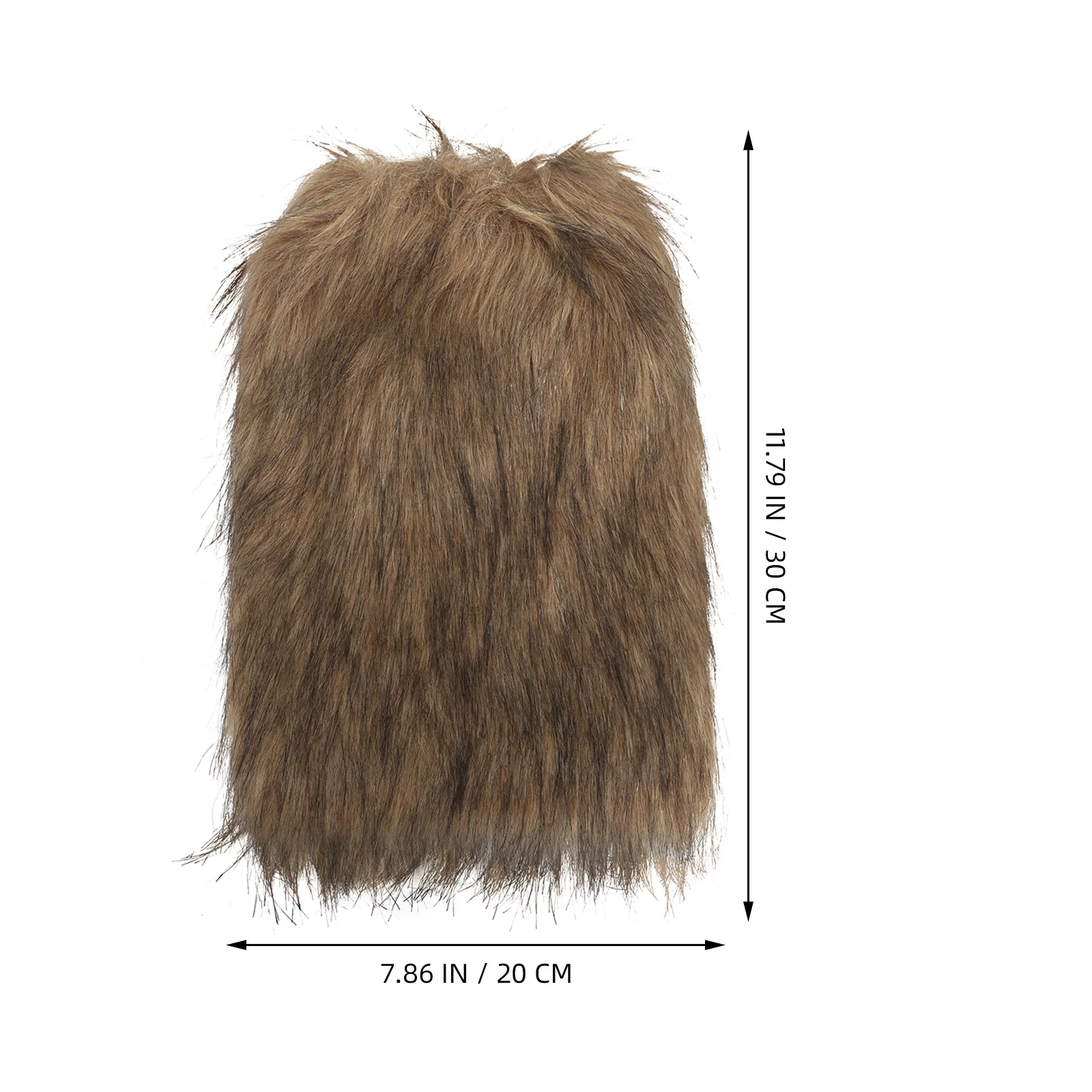 

1 комплект, искусственные гетры в стиле викингов, коричневые бахилы для косплея, Хэллоуин, средневековый костюм, унисекс, эластичный ремень, пушистые ноги