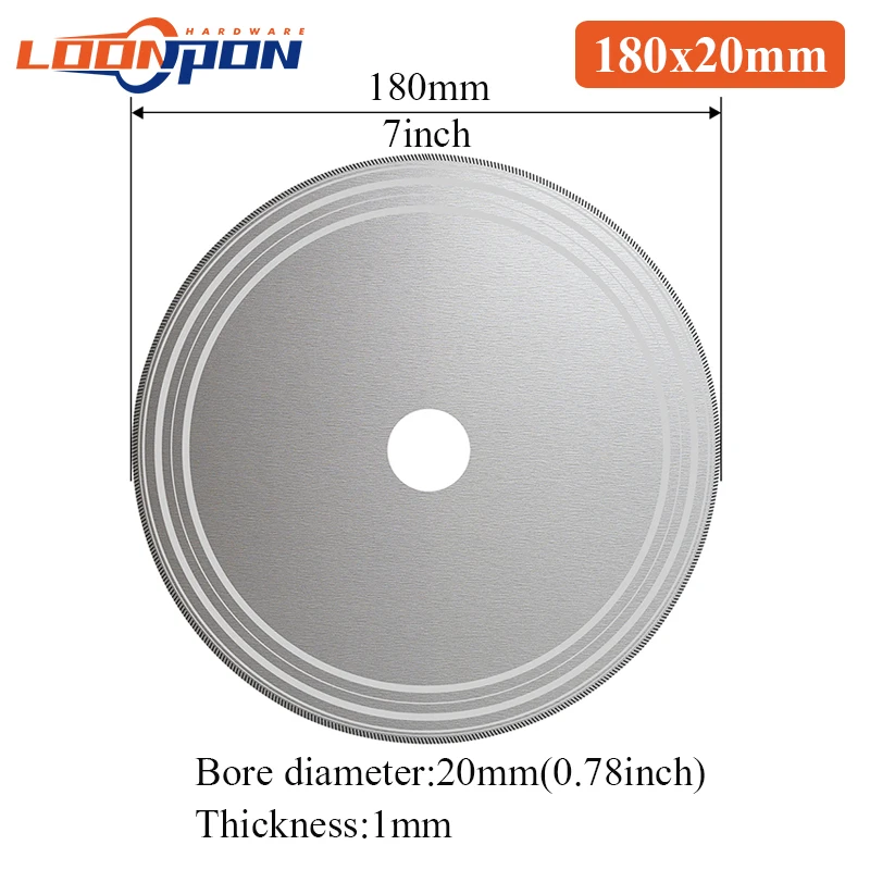 6 ~ 14 Zoll 150 mm-300 mm dünnes Diamant-Sägeblatt Lapidar-Trennscheibe für Glassteine, Schneidwerkzeug, Lochdurchmesser 20 mm (4/5 Zoll), 25 mm