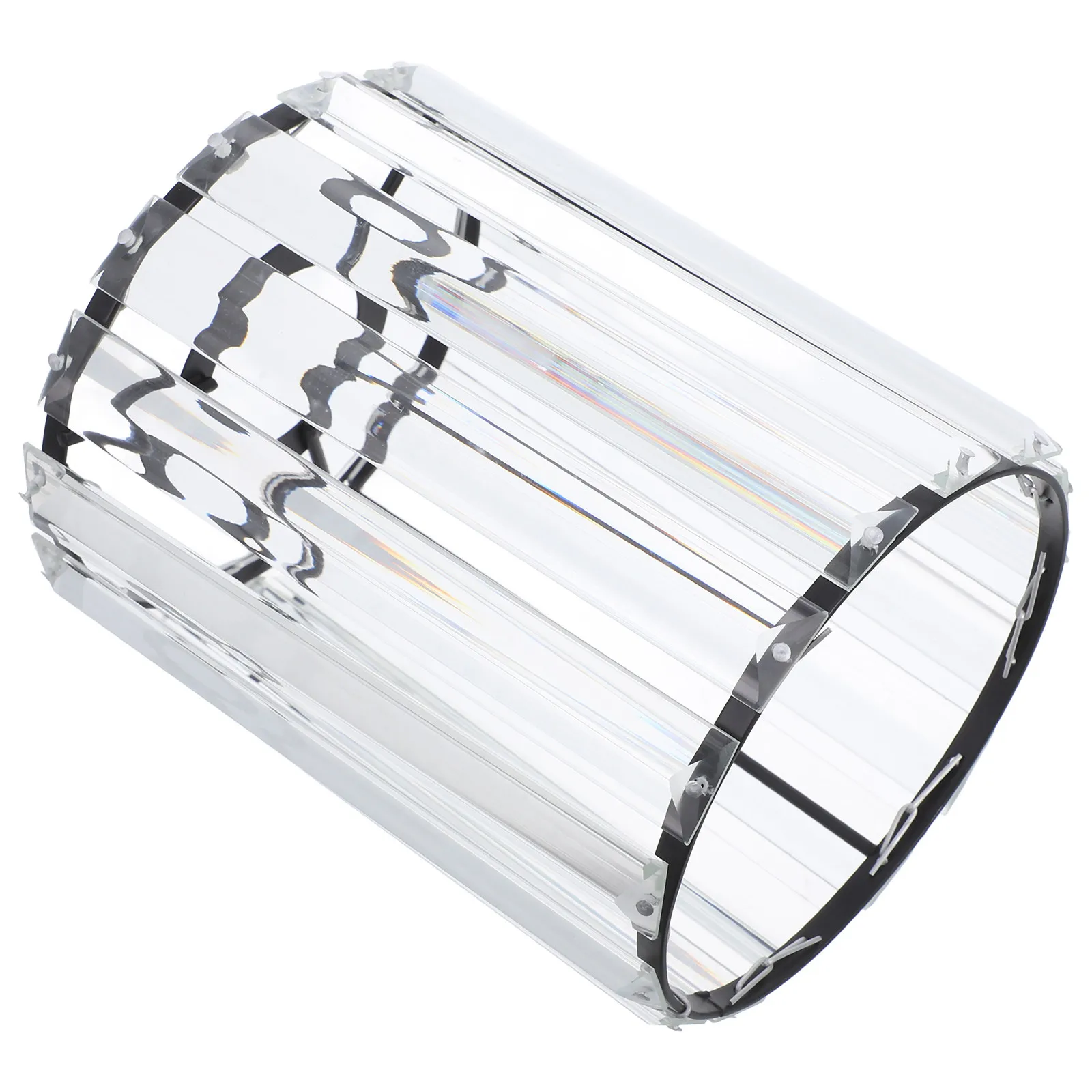 

Faux Crystal Lamp Shade Modern Ceiling Lampshade Decorative Pendant Lamp Shade Replacement for E27 Bulb Light Fixtures