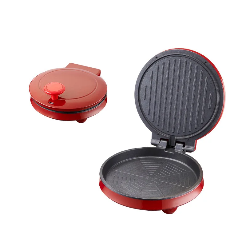 SK-08013 فرن بيتزا كهربائي بالحجر ومقلاة شواء، سطح فرن بيتزا كهربائي كبير مع مؤقت، نافذة، صناعة البيتزا