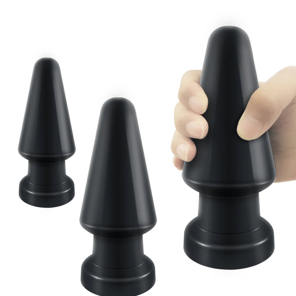 Anal Plug 3 Sizes S M L Soft PVC Cone Butt Plugs Big Anal Toys For Women Men Unisex Anus Stimulation Gay Sex Toys Adults Sexshop