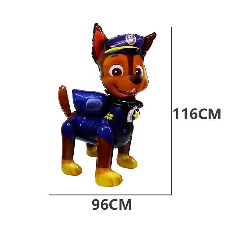 باو دورية حزب الديكور ، المتضخم ، التجمع ستيريو ، 3D الكرتون ، شكل مطاردة ، فيلم الألومنيوم البالون ، لعبة الأطفال ، هدية عيد ميلاد #2