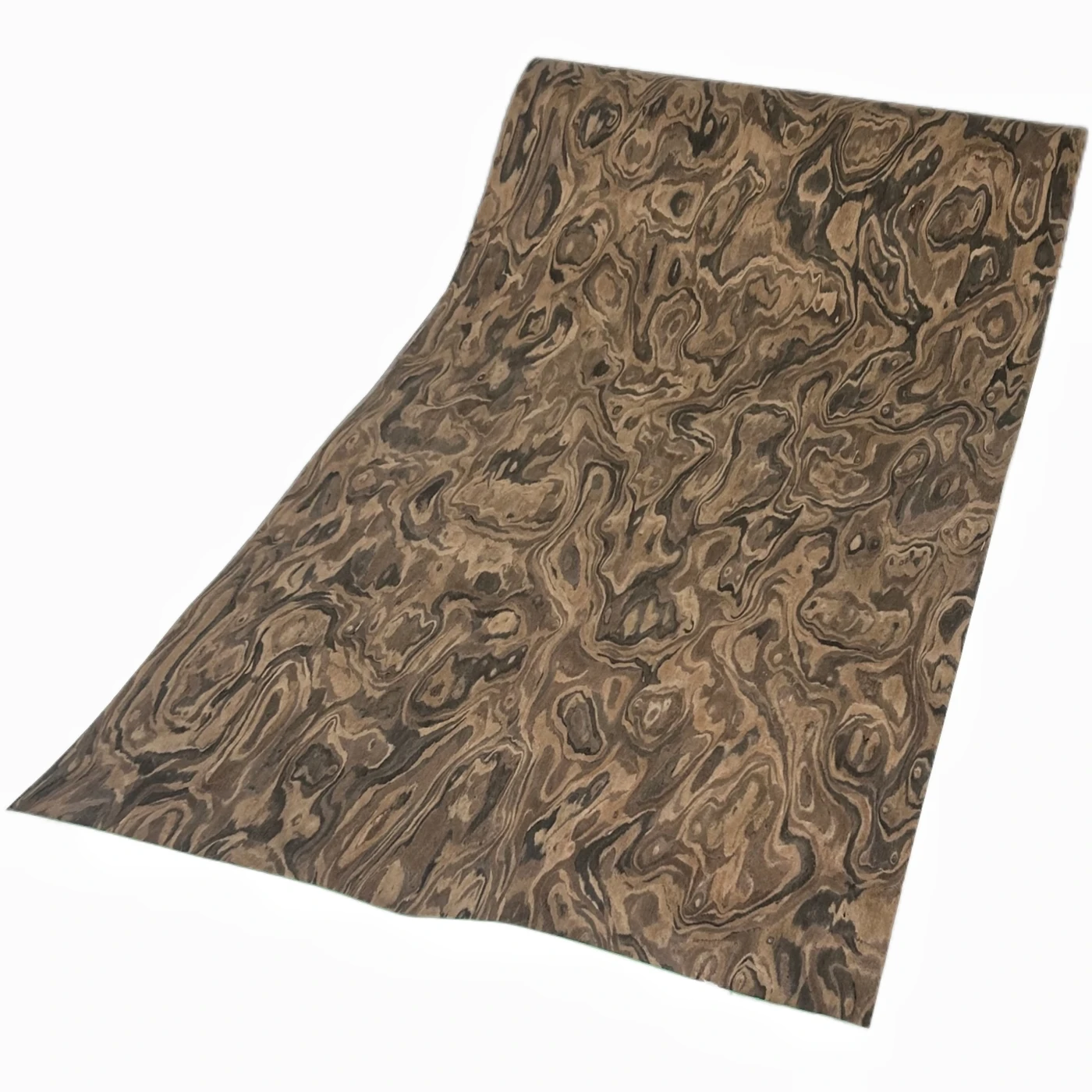 Alpi 58x250cm Reconstituted Walnut Burl Veneer, Restoration of Furniture, Tabletops and Wall, Engineered Wood Veneer Sheet Roll