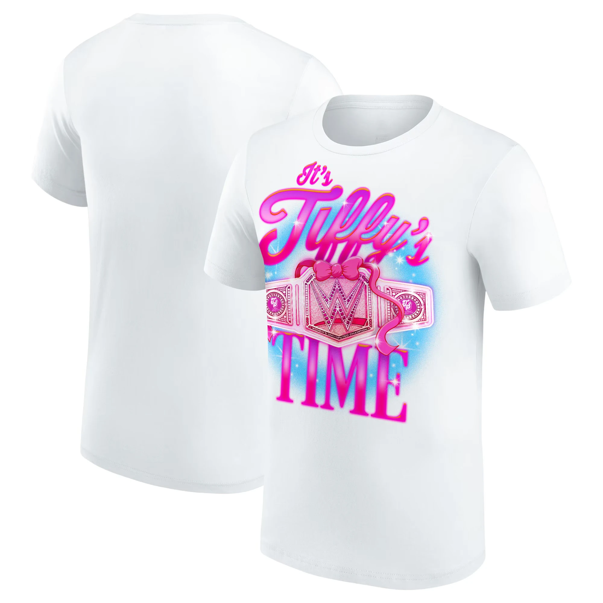 

Men's White Tiffany Stratton It's Tiffy Time T-Shirt Causal Short Sleeve Men Tee Shirts Fashion Children Tops CLothing