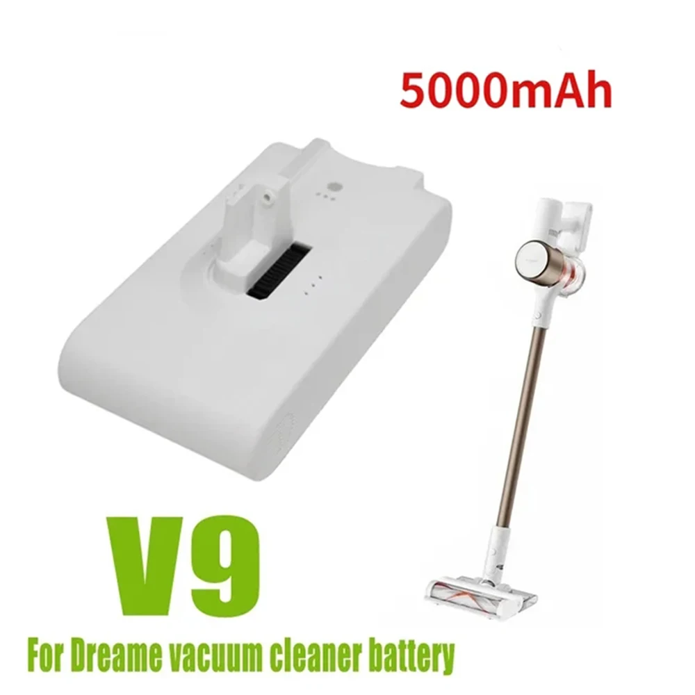 Original 5000mAh Lithium Batteryfor Dreame V8 V9 V10 V9P XR VVN3 VVN4 Handheld Cordless Vacuum Cleaner Parts Replacement Battery