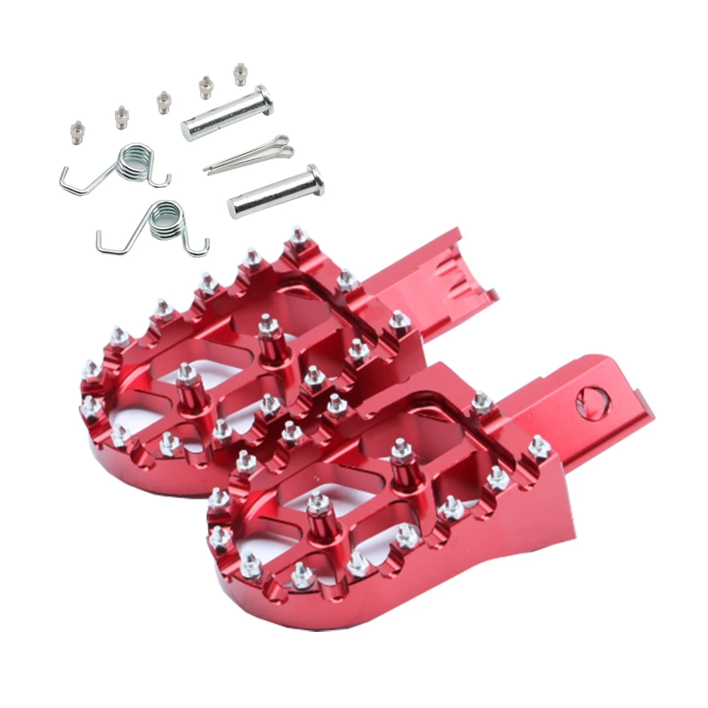 Motorcycle CNC Footpegs For HONDA CRF XR 50 70 110 M2R SDG DHZ SSR KAYO Pit Bike Colorful Footrest Motor Modification Universal