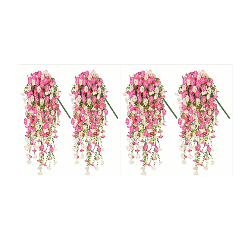1-10 stuks UV-bestendig kunstmatige Morning Glory & Eucalyptus hangend decor - perfect voor huis, tuin, bruiloften |   Veelzijdig buiten