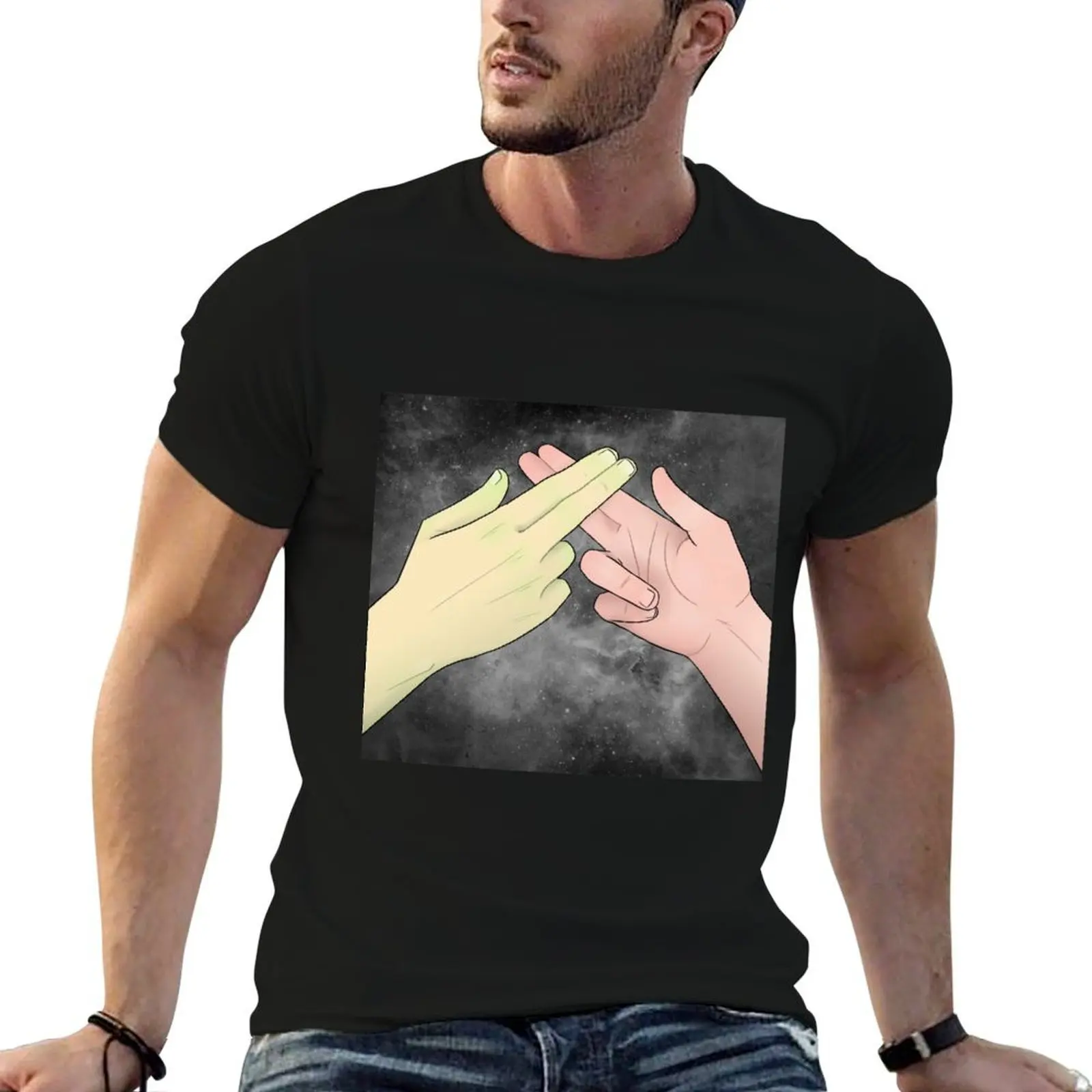 Beso vulcan (ver. 1) Camisetas para hombre, camisetas divertidas de algodón para hombre, Camiseta suave de algodón