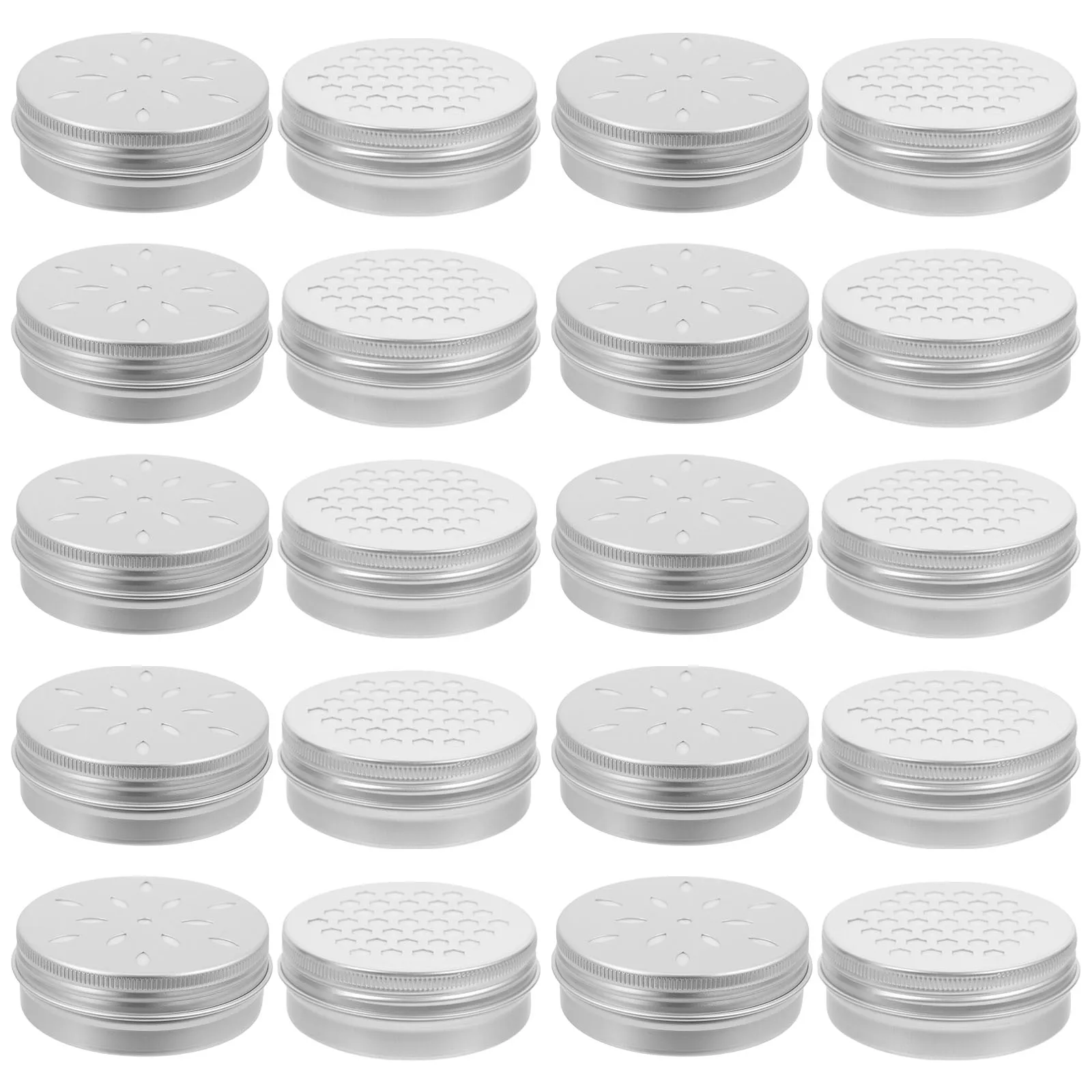 

20Pcs Dog Scent Training Tins Leakproof Nosework Containers for Essential Oils Treats Portable Scent Detection Practice