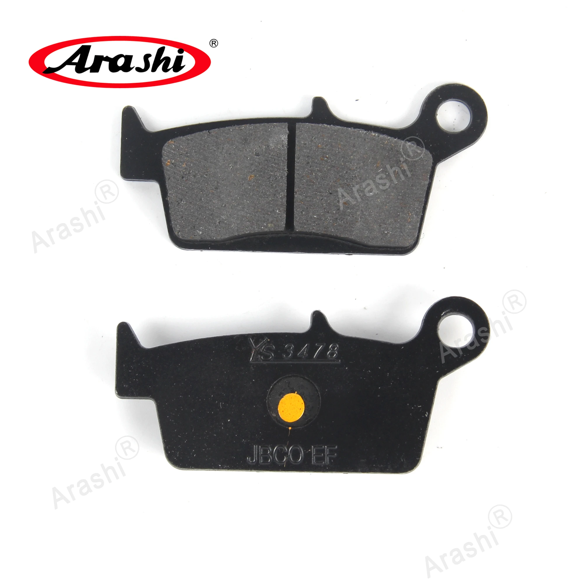 Arashi Front Rear Brake Pads For HONDA CB50 Dream 1997-1998 / NSR50V AC10-180 1997 / NSR 50 R 	1997-2000 / XR50 M5 AD14 Motard view 6