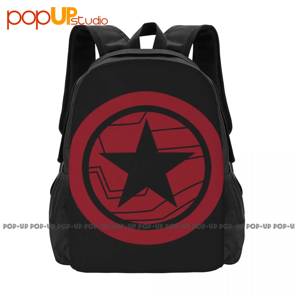 

Рюкзак с красным логотипом The Falcon And The Winter Soldier Bucky, вместительная сумка для книг, Портативная сумка для хранения, для бега на открытом воздухе