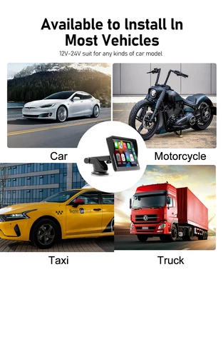 Imagen 2 del producto Universal 2din 7 pulgadas inalámbrico Carplay Android Auto Radio de coche Multimedia vídeo estéreo Bluetooth GPS autoradio para Benz BMW VW KIA