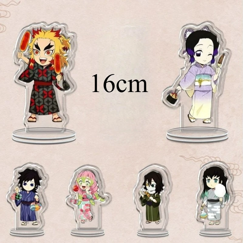 

Demon Slayer: Kimetsu No Yaiba Acrylic Stand Figure Kamado Tanjirou Kochou Shinobu Anime Peripheral HD Desktop 16cm Ornament