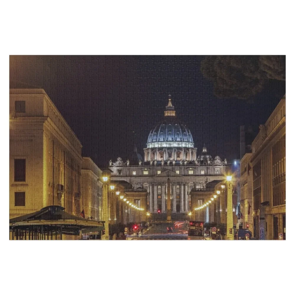 

St Peters Basilica Jigsaw Puzzle Adult Wooden Photo Custom Wooden Gift Puzzle