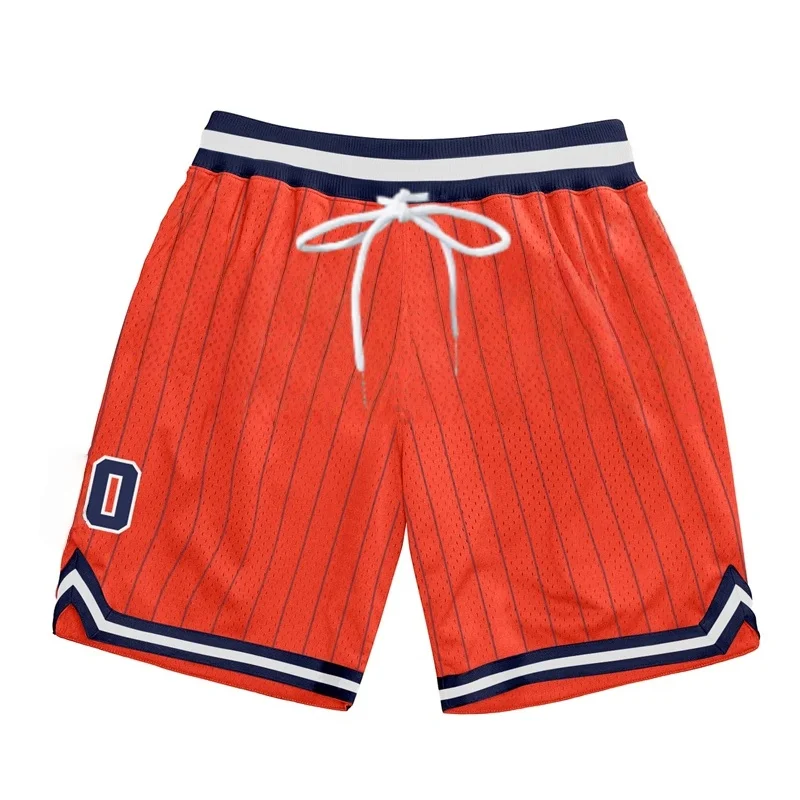 Fashionable Striped Pattern Sports Shorts Simple Casual Breathable Beach Shorts Quick Dry Man Surf Board Shorts Beachwear Moto