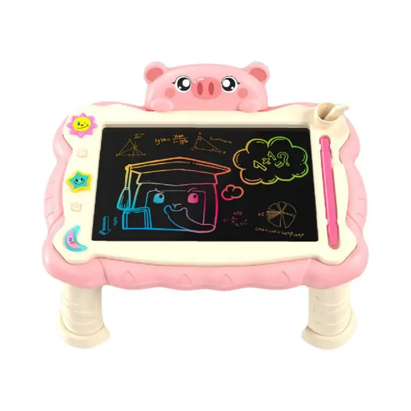 

Lcd Drawing Tablet Educational Doodle Pad With Stand Portable Art Supplies Reusable Writing Tablet For Handwriting Practice