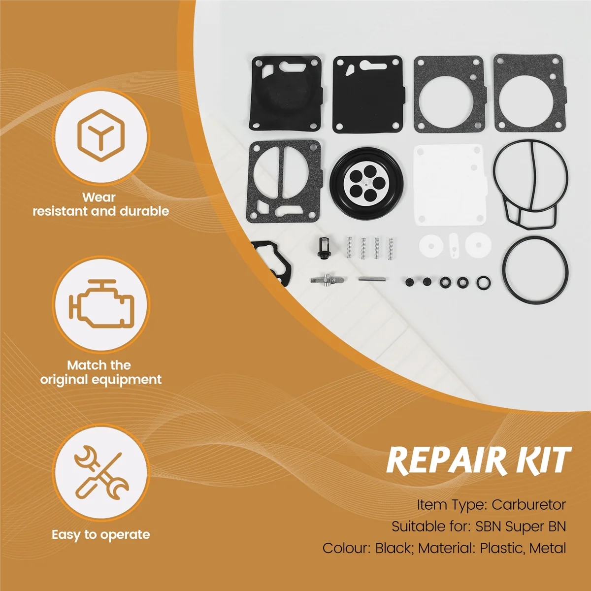 - 제트 스키 PWC Mikuni SBN Super BN Carb 기화기 재구성 수리 키트 38 40I 44 46의 새로운 기능