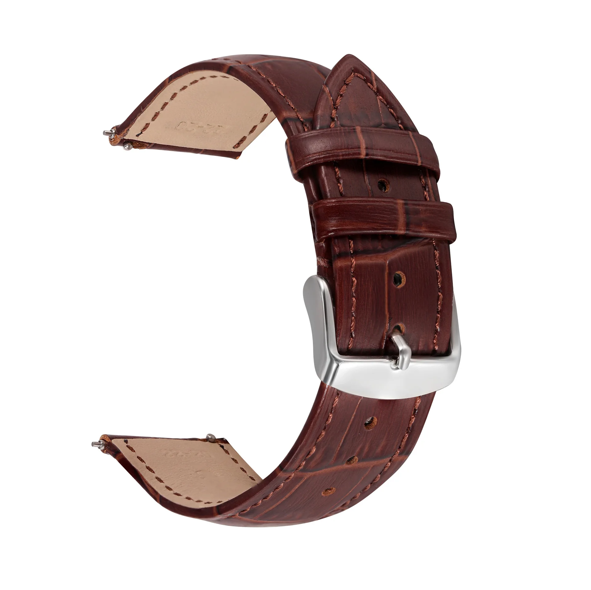 UTHAI Z20 calfskin leather strap 14mm 16mm 18mm 19mm 20mm 21mm 22mm 24mm bamboo knot pattern quick release watchband