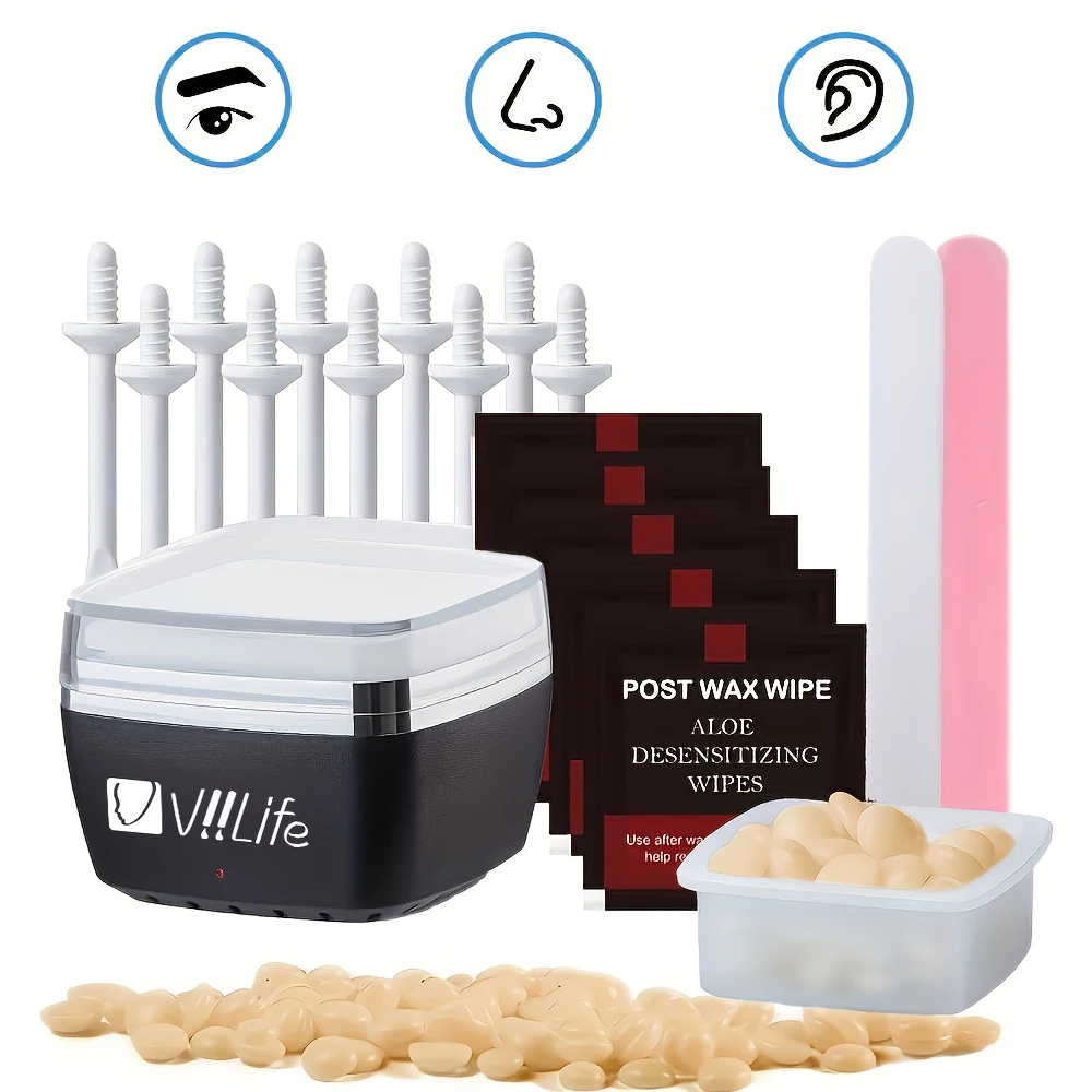 Type-c Mini Wax Heater Kit for Shaping Hair Removal Safe Easy to Use No Batteries Required Wax Heater System Precise Control